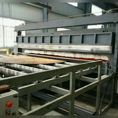 Rod type aluminum alloy solid solution aging heat treatment production line