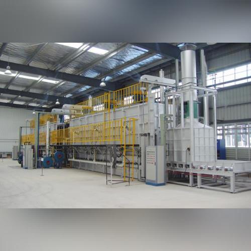 Rod cylinder heat treatment production line