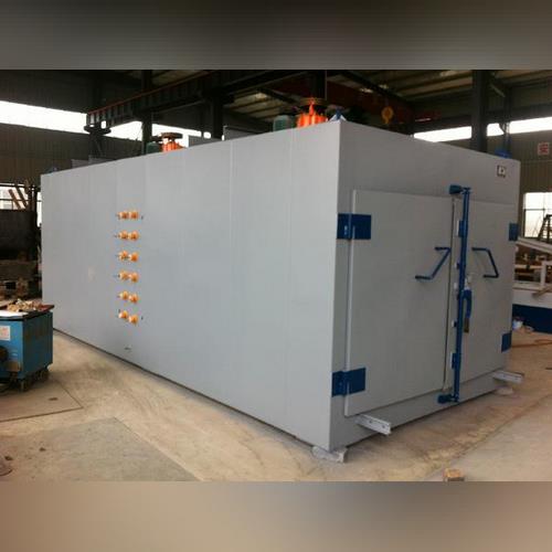 Trolley type hot air circulation oven